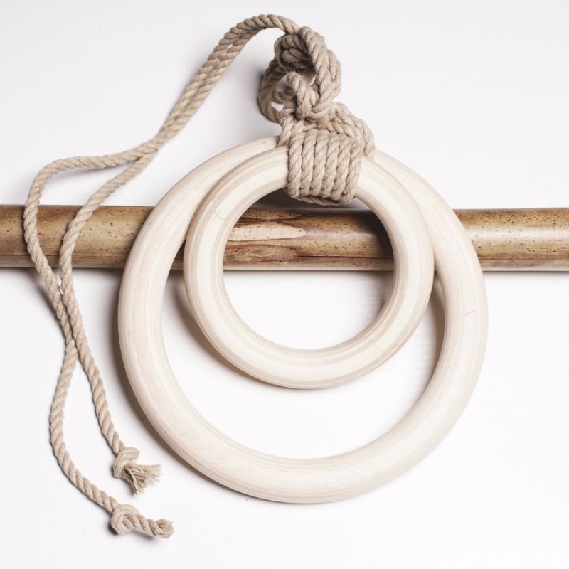 Double Wooden Suspension Ring – Shibari & Kinbaku