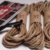 Lot de 3 cordes de shibari en jute Ogawa (Japon)