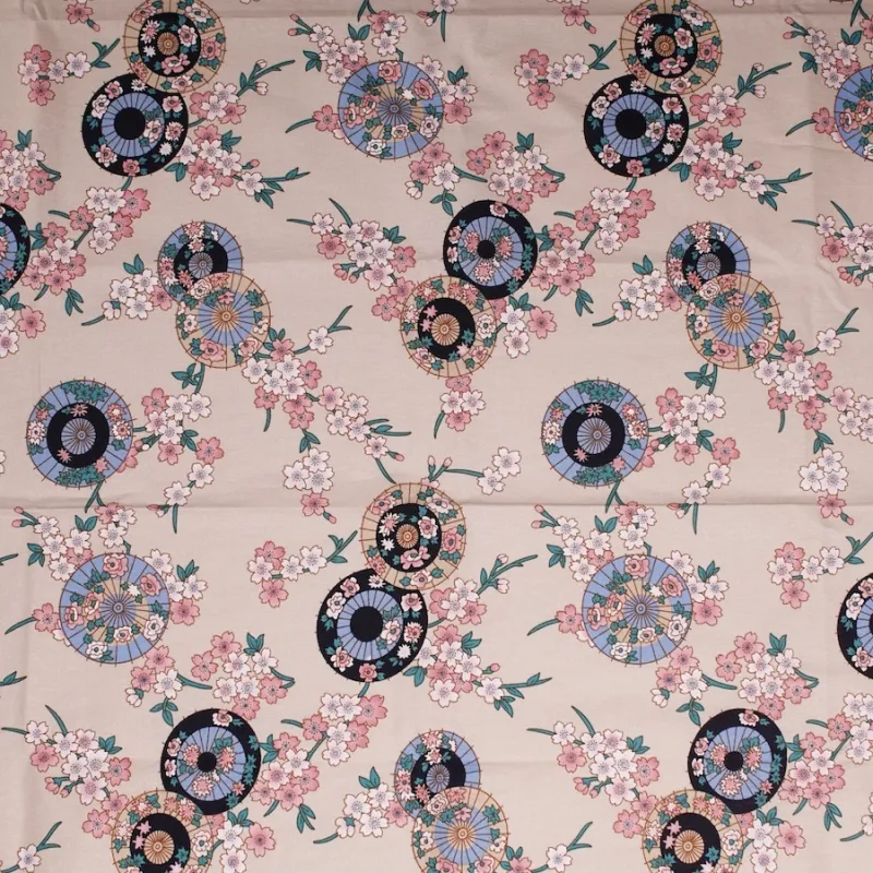 Furoshiki Japonais Fleur Détail