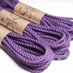 SHIBARI PURPLE JUTE ROPE 6mm / 8m