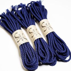 Corde Shibari Bleue SK – Jute Japonaise 6 mm x 8 m