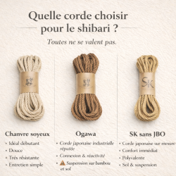 Choisir sa corde de shibari