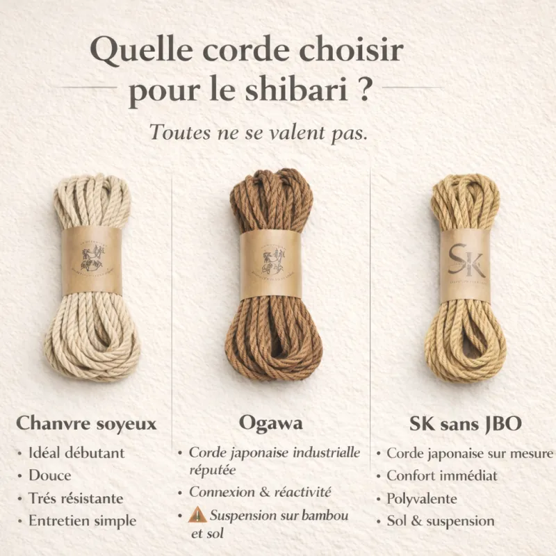 Ogawa Shibari Rope 6 mm / 8 m Japanese Jute