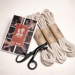 Kit Shibari Débutant – Cordes Chanvre Soyeux | Sécurité & Confort