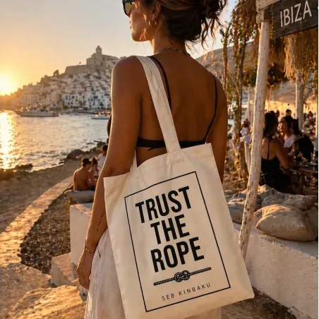 Tote Bag Shibari "Trust The Rope" Femme