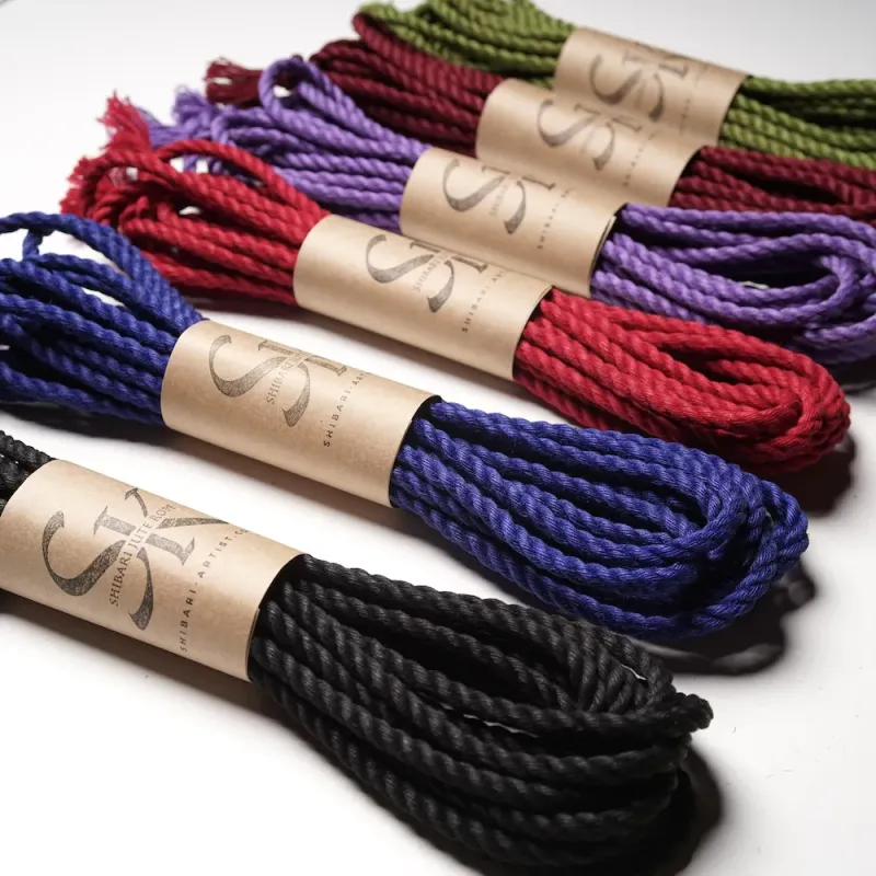 Corde de Shibari Rouge en Jute Japonaise 6 mm x 8 m - SK