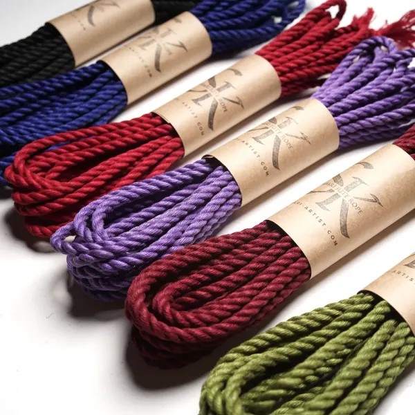 Japanese Red Shibari Jute Rope 6 mm x 8 m - SK 2