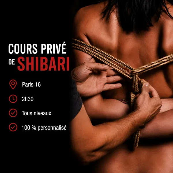 Cours Shibari Paris / Cours Privé de Shibari avec Seb Kinbaku