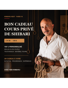 Bon cadeau pour un cours privé de Shibari avec Seb Kinbaku à Paris