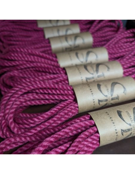 Corde de Shibari Rouge en Jute Japonaise 6 mm x 8 m - SK