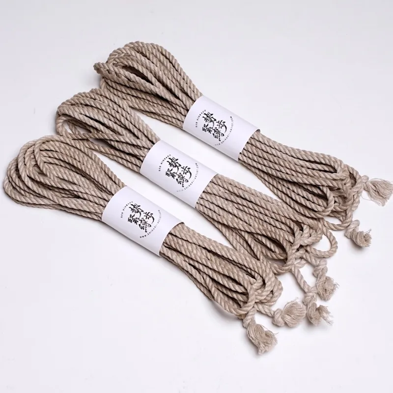 Corde Chanvre 25 Mm Corde De Barrière En Chanvre Avec Extrémités à Pression (25 Mm) (1,0 M Corde En Chanvre Pour Portique