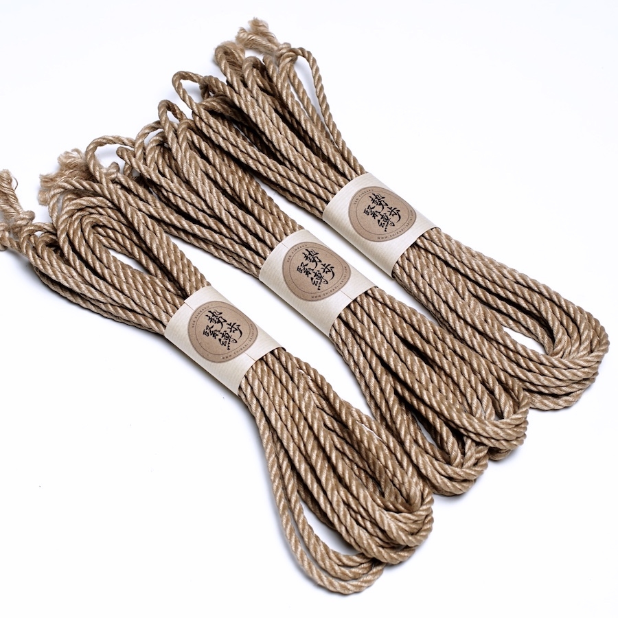 Couleur naturelle de 6 mm de 8mm rouleau de corde Shibari la corde de Jute  Jute Shibari boule de ficelle de jute corde de chanvre tressé pour  l'Emballage de cadeau - Chine
