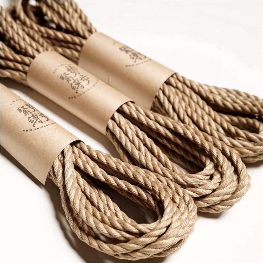 Prepared Ogawa Japanese jute rope for Shibari